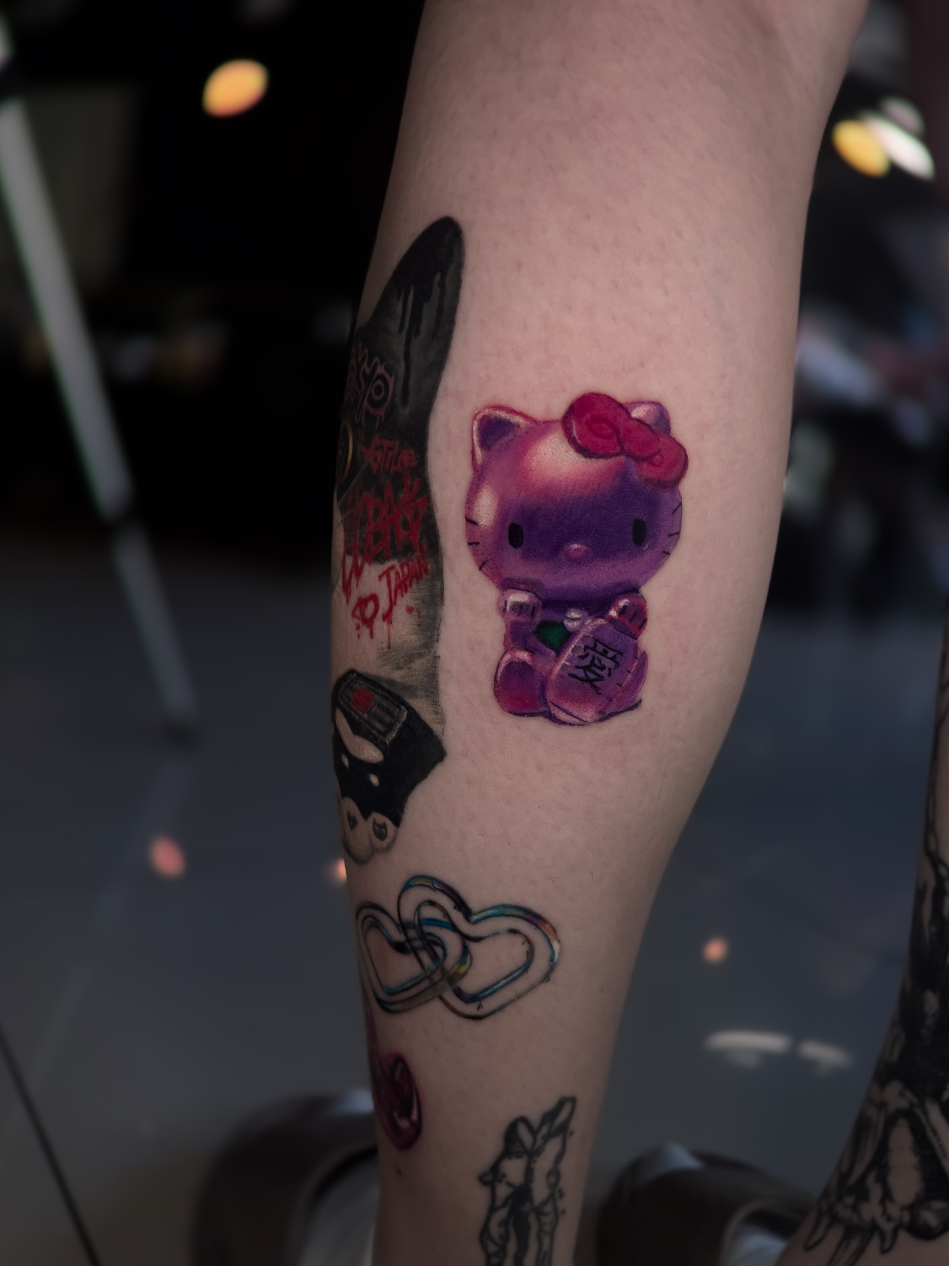 Calcifer Ghibli tattoo