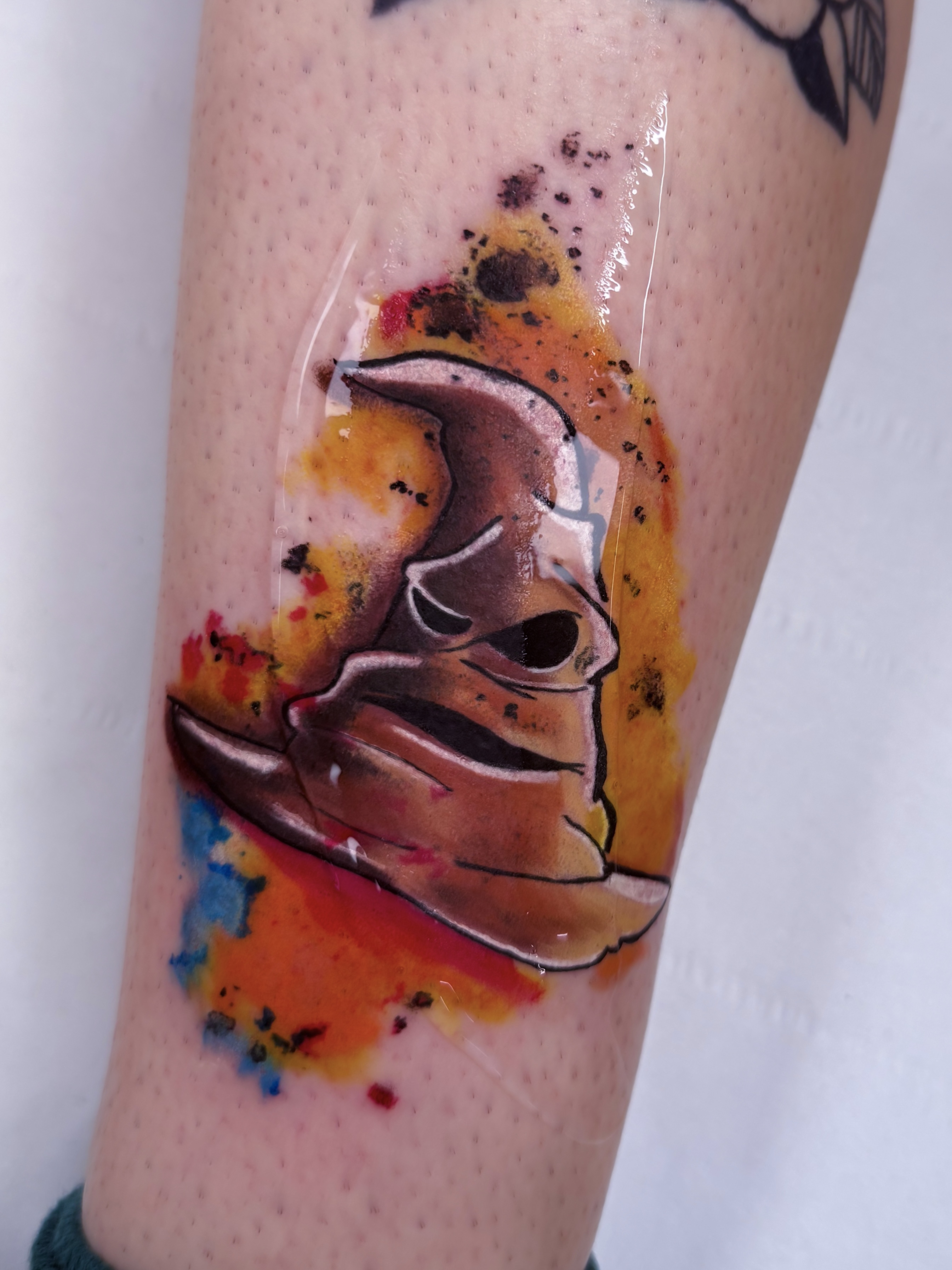 Totoro ramen bowl tattoo